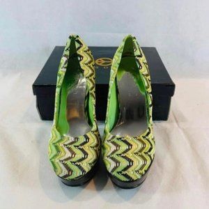 Brand New Women's Green Multi Heels